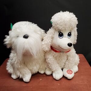 Christmas Eve by Santa's Best Doggie Duet Animated Holiday Plush